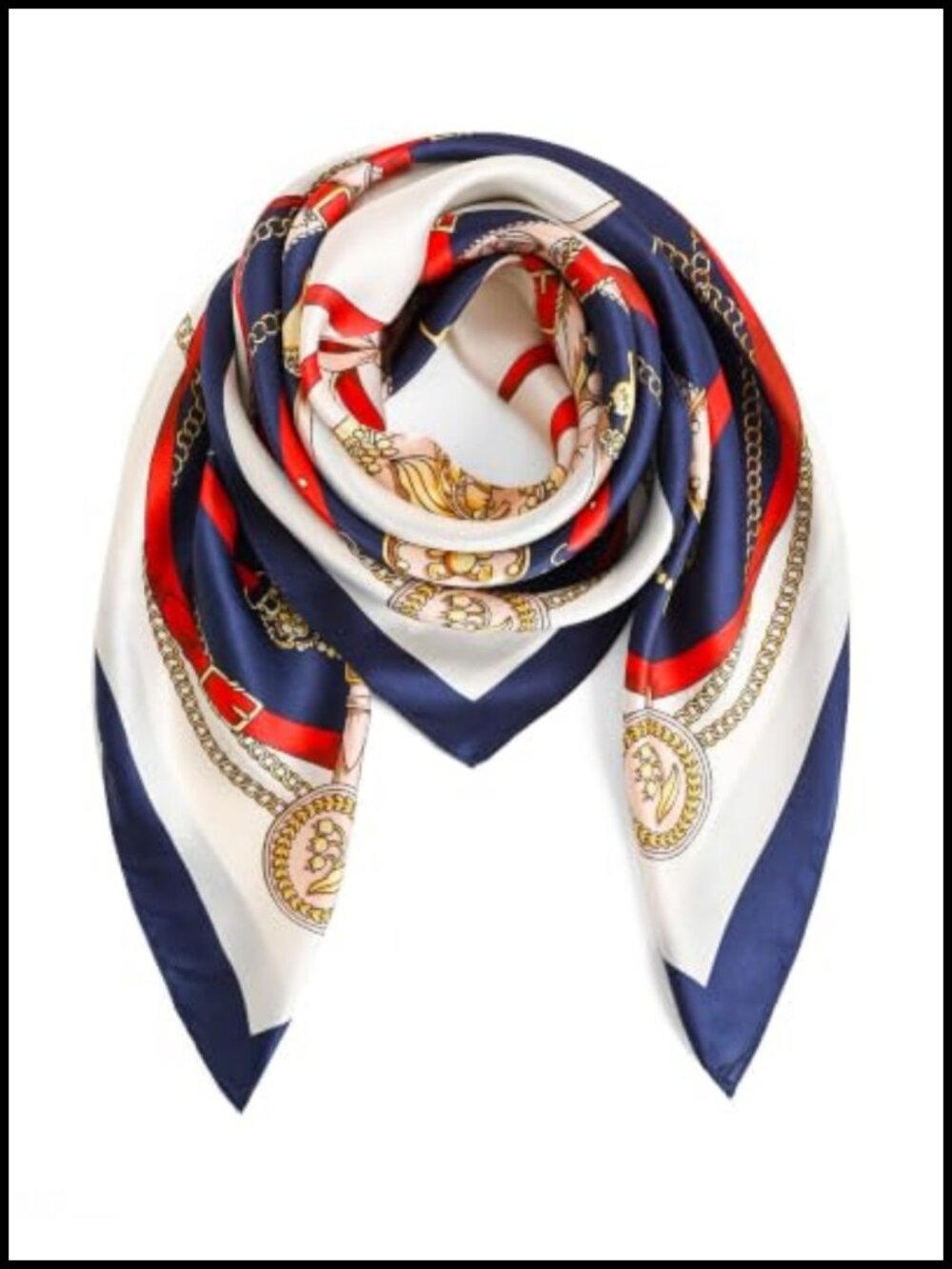 100% Mulberry Silk Scarf 35x35 Large Square Lightweight Women Shawl